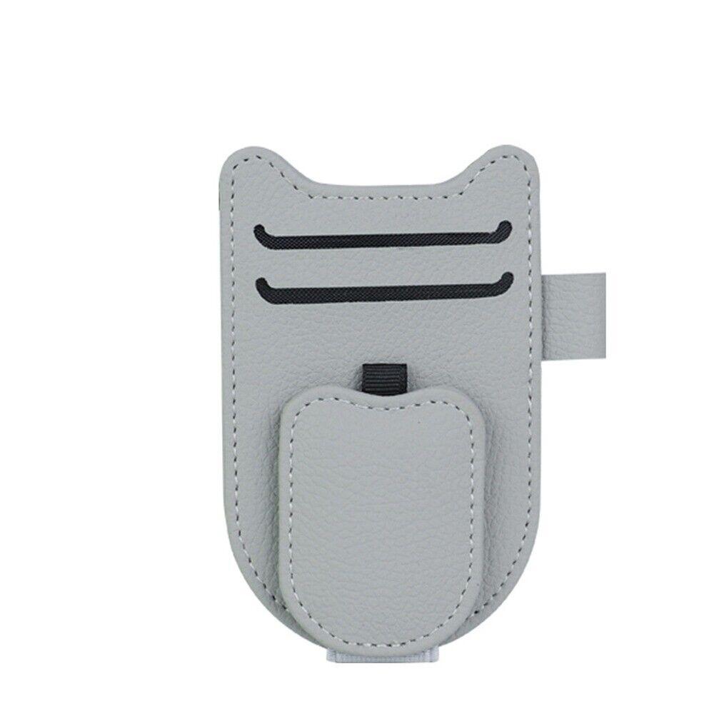 Car Sun Visor Glasses Holder Magnetic Eyeglasses Hanger Clip Sunglasses Holder