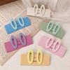2pcs/set Children Candy Color Hairpin Set Sweet Ellipse Hair Clips Barrettes Hairgrip Girls Hair Band
