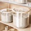 Kitchen Storage Bin for Grains Flour Large Capacity Airtight Rice Container Moisture-Proof Insect-Proof Design Kitchen Organization Essential