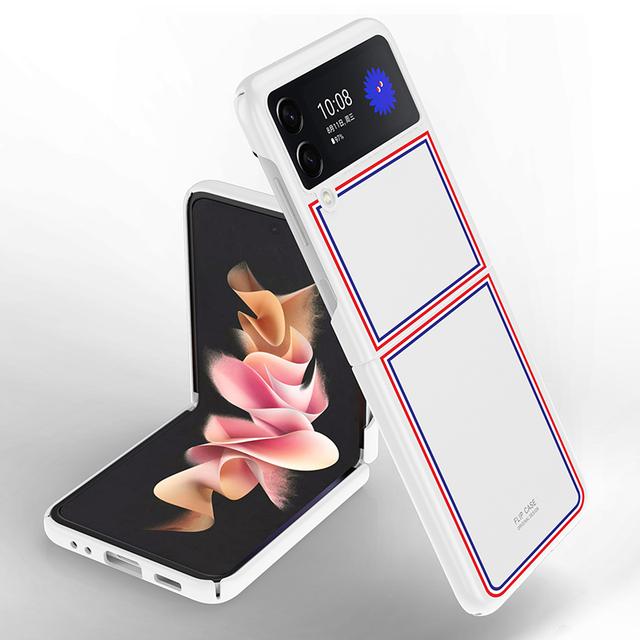 Luxury Slim Thin Protective Cover Case For Samsung Galaxy Z Flip 3 5g Flip3 Z Fold3 Fold 3 Folding Cell Phone Bag Funda Coque