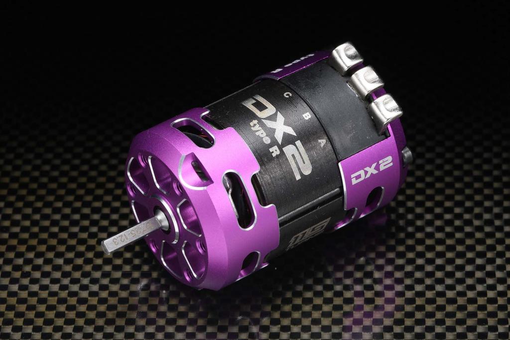 YOKOMO DX2 Brushless Motor Drift Performance Brushless Motor for RC Cars Type-R 11.5T (Purple) (12.3x7.25x24) - RPM-D2115RP