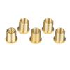 Gold 5Pc Gear Shift Knob Thread Adapter Nut Insert Kit M10x1 25 M10x1 5 M8x1 25
