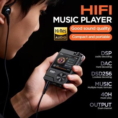 Master HIFI DSD256 Bezstratny Odtwarzacz Muzyczny - Przenośny MP3 o Wysokiej Wierności do Sportu, Samochodu i Użytku Osobistego