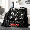 Name Custom WHITESNAKE Print Flannel Blanket High Quality Warm Comfortable Cover for All Seasons Perfect for Gifts Home Decor