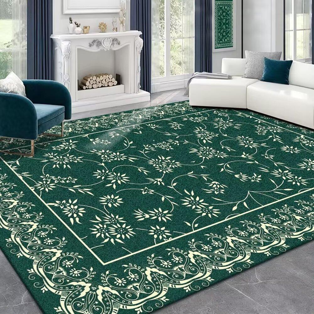 

Ковер для гостиной в новом американском стиле, без ухода, плюшевый, толстый, имитация кашемира, диван, ковер, коврик 140*200cm