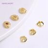 High Quality Irregular Loose Spacer Beads 18K Gold Plating Brass Asymmetrical Beads DIY Jewelry Making Accessories Wholesale