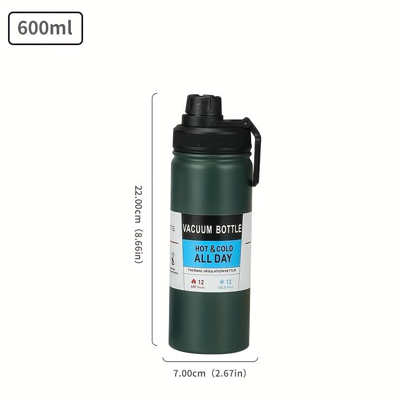 1pc, Vacuum Sports Water Bottle, 304 Stainless Steel Water Cups, Portable Travel Water Bottles, for Camping, Hiking, Fitness, Outdoor Drinkware