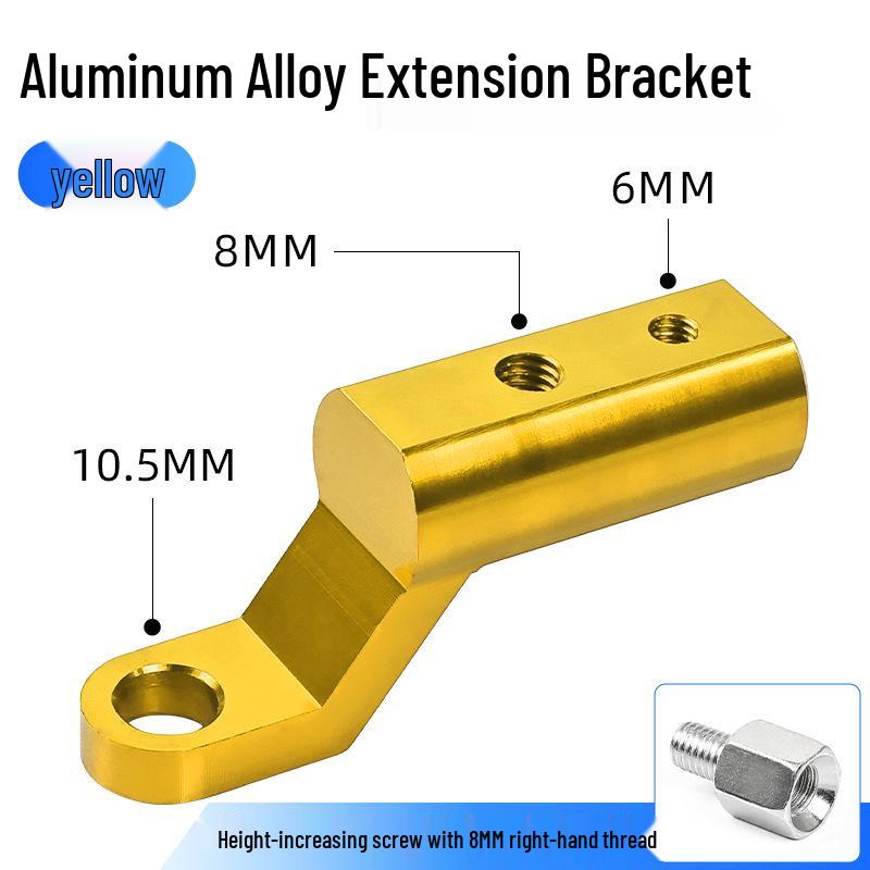 Reflektierende Lenkererweiterung für Motorrad-Rückspiegel & Scheinwerfer