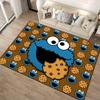 15 Sizes S-Sesame S-Street Theme Carpet Rug for Living Rooms Bedroom Entrance Door Decor Mat, Kids' Play Non-slip Mat Great Gift