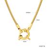 2026 New Waterproof 18K Gold Plated Stainless Steel Oval Heart Shape Cubic Zirconia Pendant Charms for DIY Jewelry Making