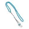 Handmade Muslim Prayer Beads Chain Imitation Turquoise Cultural Accessory For Daily Worship And Fashion Jewelry