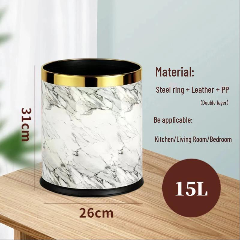 Yuzhuxun Stylish Lidded Trash Can