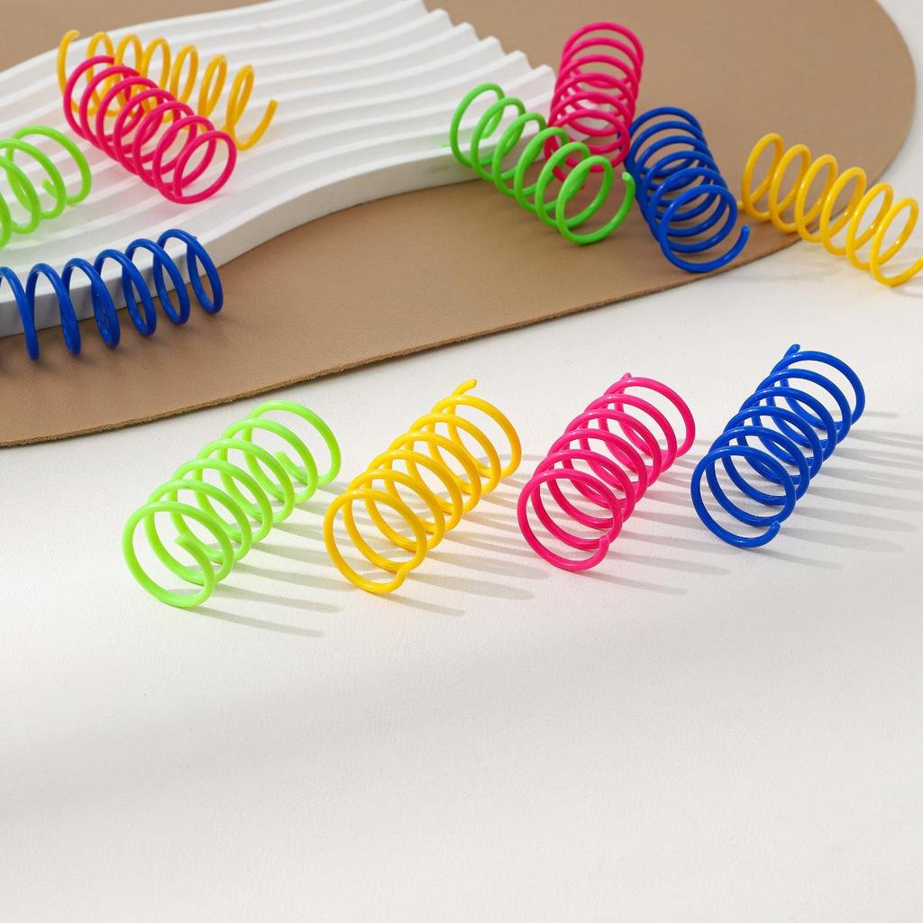 Katzenfedern Spielzeugset: Farbenfrohes, 4-teiliges Set für Selbstunterhaltung