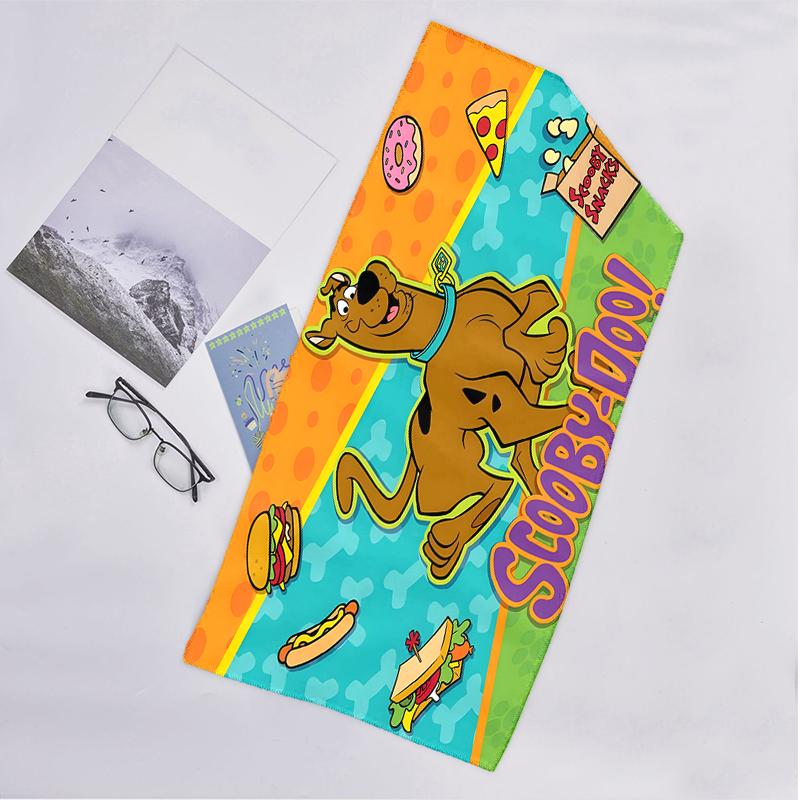 Scooby Doo Fashion Beach Towel: Ideal for Summer Adventures Soft, Absorbent and Quick Drying Suitable for Swimming and Bathing