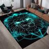 1pc Cool Lion Print, Design Area Rug - Soft, Anti-Slip, and Durable Gaming Room Decor for Bedroom, Living Room