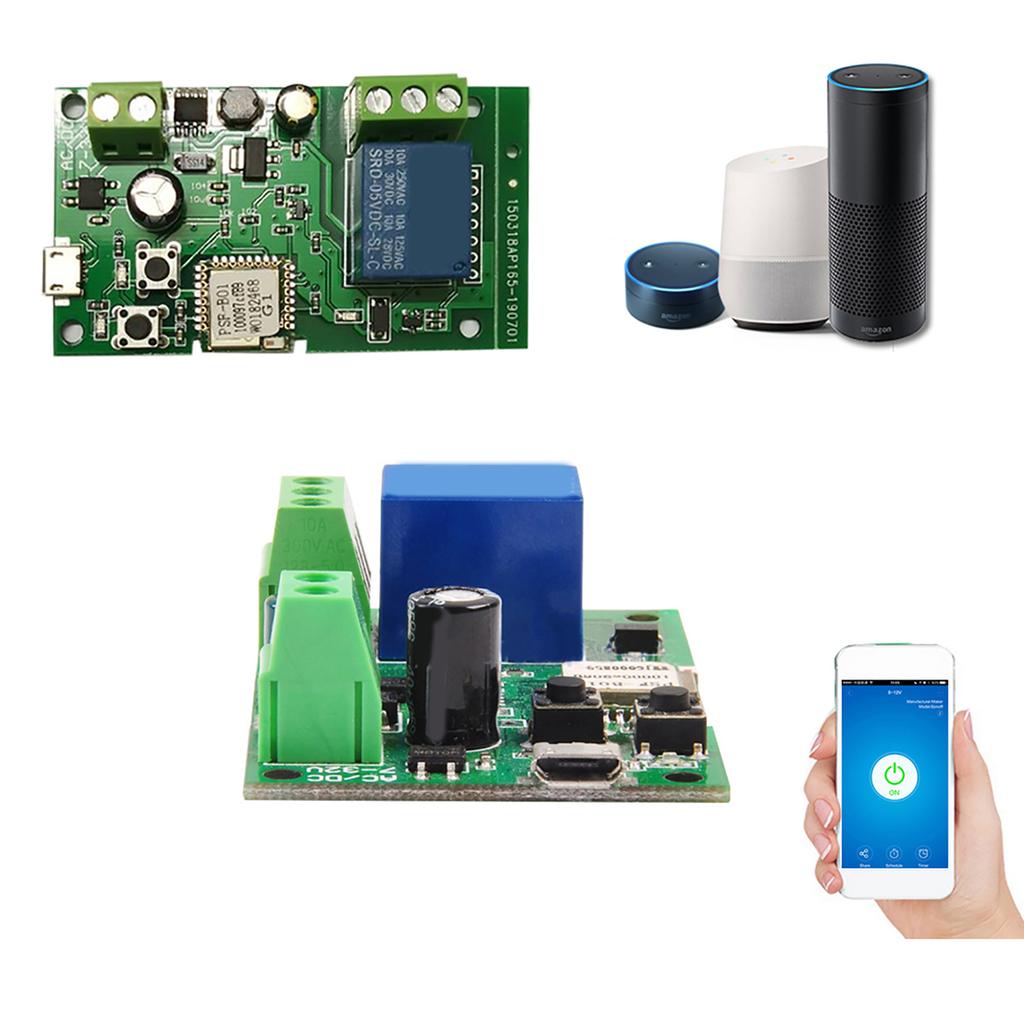 WiFi   Wireless Relay Module Smart Home Automation Device for Access Control Home Voice Control