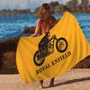 R-Royal E-Enfield Logo Anime Beach Swimming Towel Soft Absorbent Washcloth Children's Gifts For Kids Travel Camping Gym