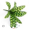 Artificial Plants Leaves Silk Tortoiseshell Leaf Dieffenbough Fake Small Fairy Taro Simulation Green Plant Living Room Decor