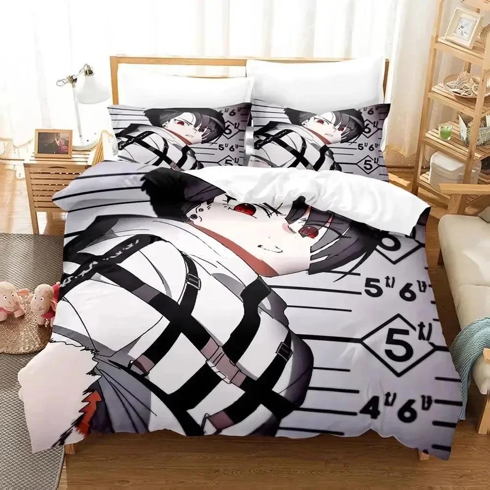 Music MILGRAM Beding Set Japan Famous Anime Soft Duvet Cover Sets Warm Comforter Bed Linen Twin Quen King Single Sized Dimensions Dropshiping Gift