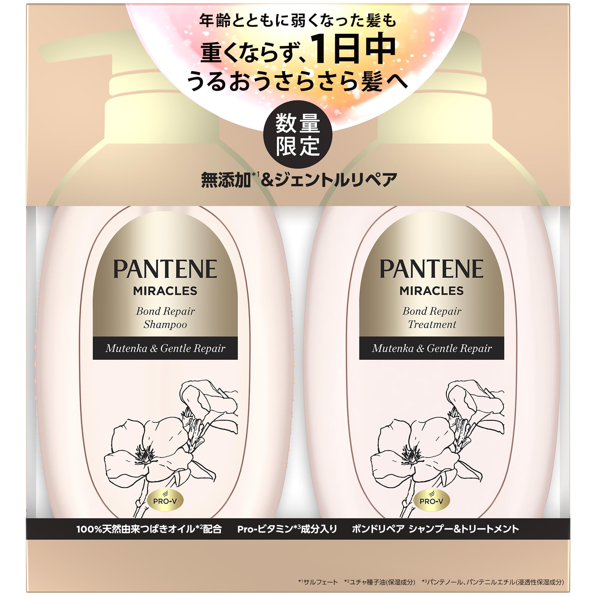 

Pantene Miracles Шампунь и Кондиционер 440 г + 440 г Набор с Дозатором, Без Сульфатов и Мягкое Восстановление