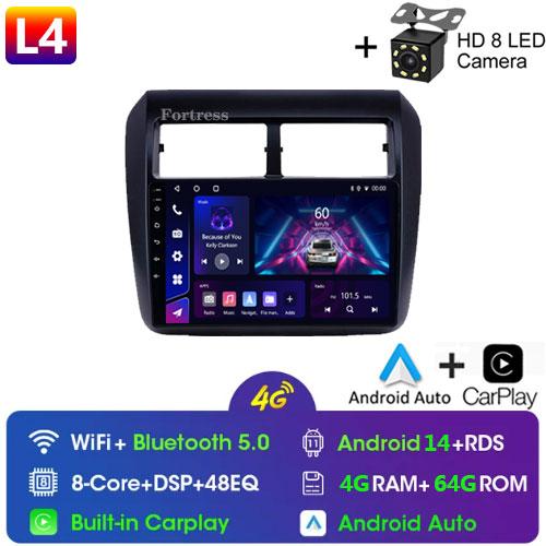 Car Radio Android Auto For Toyota Agya Wigo 2013-2018 Head Unit Multimedia Player GPS Navigation Carplay BT 5G WiFi No 2din DVD