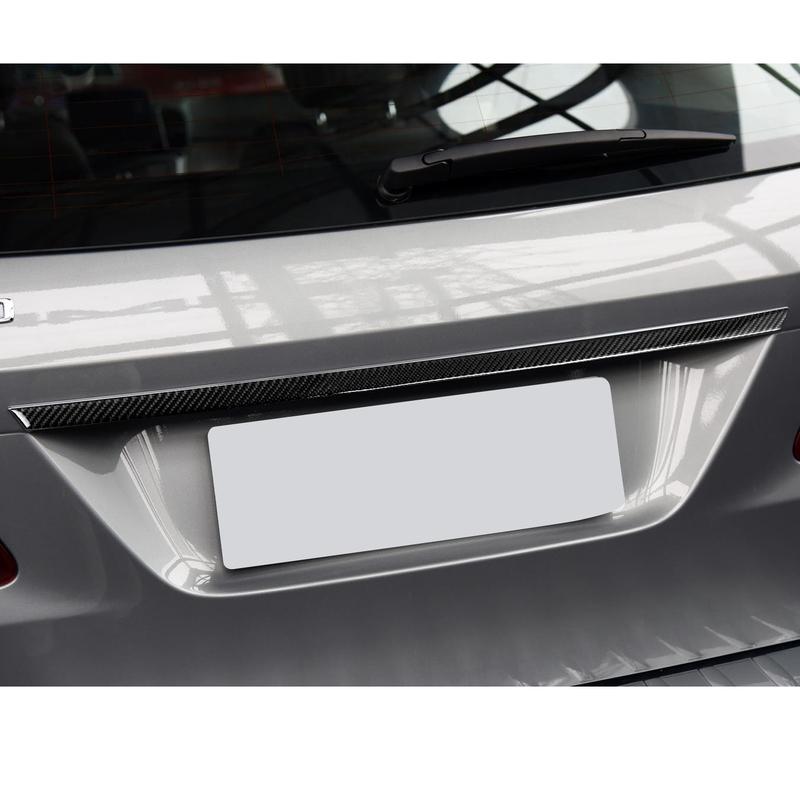 Real Carbon Fiber Car Accessories Trunk Decorative Trim Cover Soft Sticker For Mercedes-Benz W166 GLE/GLS 2016 2017 2018