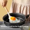 Silicone Turner with Beech Wood Handle Heat-Resistant Utensil Non-Scratch