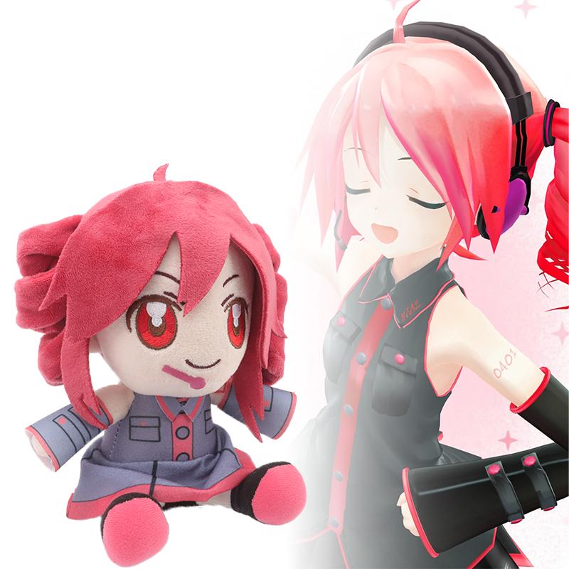23CM Cute Cartoon Game Anime Kasane Teto Plush Toys Soft Cosplay Figure Plushie Peripheral Doll Fan Girl Birthday Accompany Gift