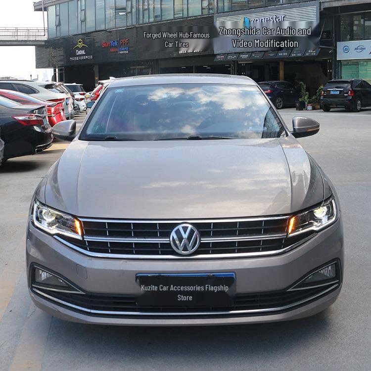 19-21 Bora Headlight Upgrade: Blue LED DRL Bi-Beam Lens Assembly