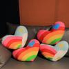 Girl Heart Rainbow Love Pillow Plush Toy Doll Girl Bed Sleeping Pillow Doll Children'S Rag Doll