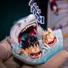 6.5cm Anime Dragon Ball Kid Goku with Kuririn Swimming Training Son Goku PVC Statue Action Figures Collectible Model Toys Gifts