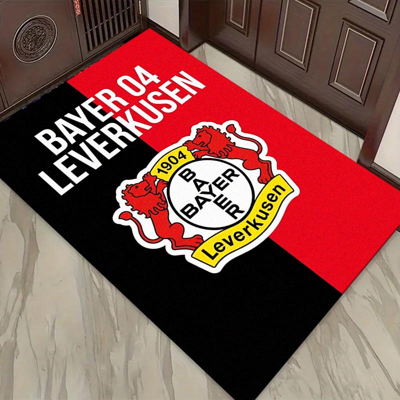 Tappeto Bayer Leverkusen per Soggiorno Camera da Letto Casa Decorazione Divano, Tappetino Antiscivolo per Giochi Bambini