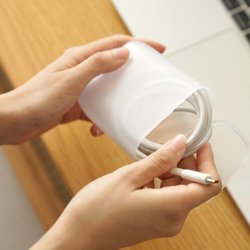 Compact Storage Box for Earphones, Cables, Chargers, USB Drives, Hair Accessories, and Small Items