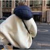 Veste décontractée à capuche avec cordon de serrage et manches longues pour femme, manteau à panneaux avec fermeture éclair, mode automne-hiver, court, ample, vêtements d'extérieur