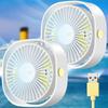 1 Pcs Cruise Ship Approved Travel Fan Portable USB Rechargeable Cruise Essentials Small Desk Travel Fan for Office Bedroom Home Sleeping Desktop