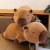 Kawaii Cute Capybara Plush Toy Stuffed Capibara Fluffy Doll Long Sleep Soft Pillow Sofa Cushion Nap Sleeping Toys For School Xmas