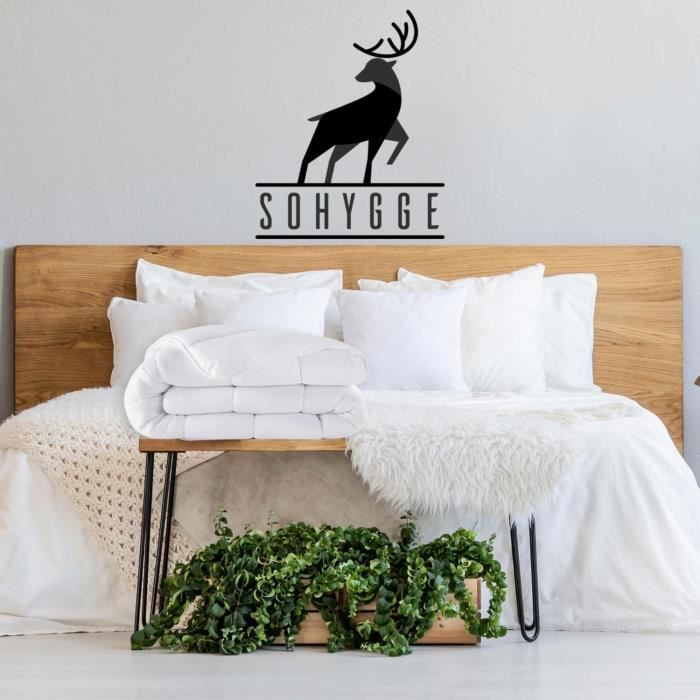 Couette - SOHYGGE - 220x240 cm - Tempérée - 100% Microfibre - 300 gr/m²