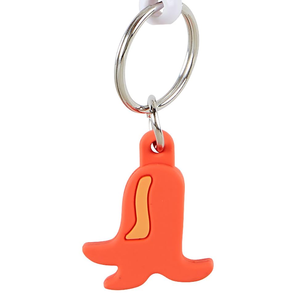 Sanrio Gudetama Face-Shaped Retractable Keychain Key Mascot (GUDETAMA) 15 x 4.3 x 1.8 cm Character Item 169463