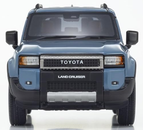 Kyosho Original 1/43 Scale Toyota Land Cruiser 250 ZX Optional Wheel Ver. (Smoky Blue) Finished Product KS03927SB