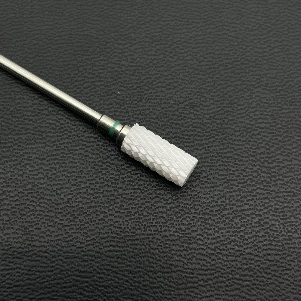 1Pc White Ceremic Nail Drill Bits Ceramic Cuticle Clean Bur Rotary Milling Cutters for Manicure Pedicure Dental Polishing Burs