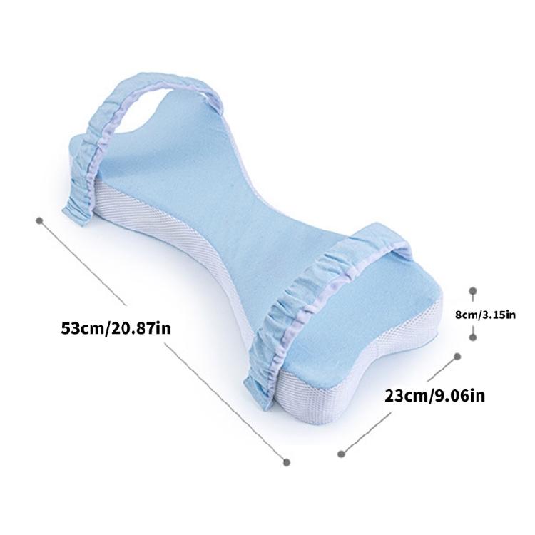Ergonomic Leg Spacer Pillow For Side Sleepers Pressure Relief Memory Foam Removable Washable Cover