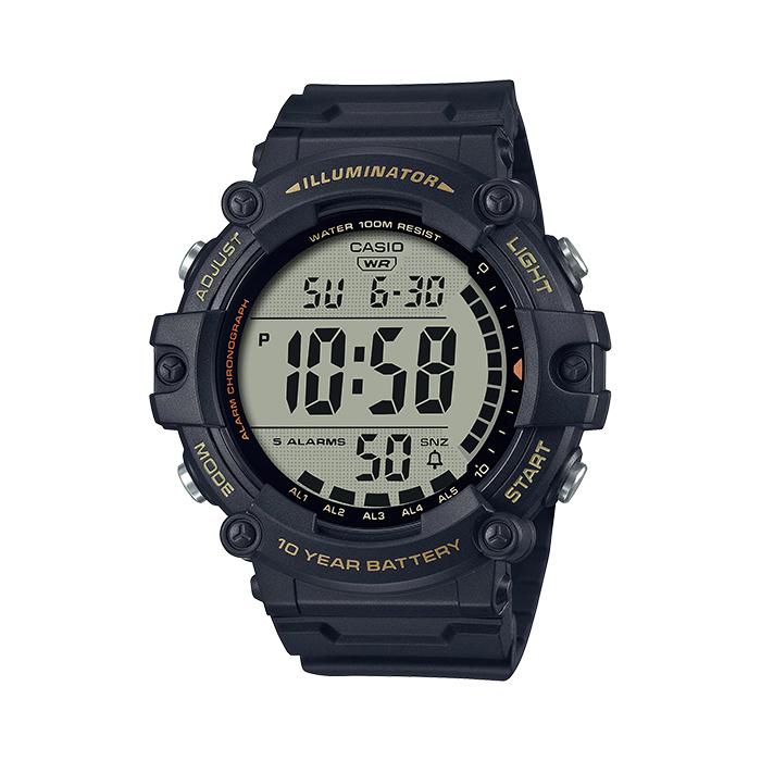 CASIO STANDARD Digital Black Watch Comes with Watch, AE-1500WHX-1A, Men's/Women's, Case!