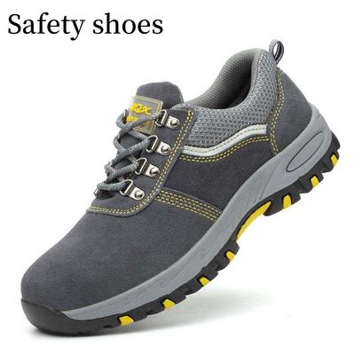 Herren-Stoßfeste durchstichfeste Schuhe Sommer Atmungsaktive Arbeitsschutzschuhe