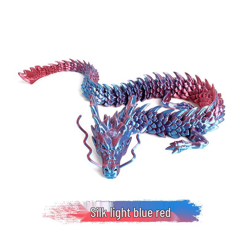 3D Printed Chinese Dragon Egg Ornament Toy Figurine Gift Craft