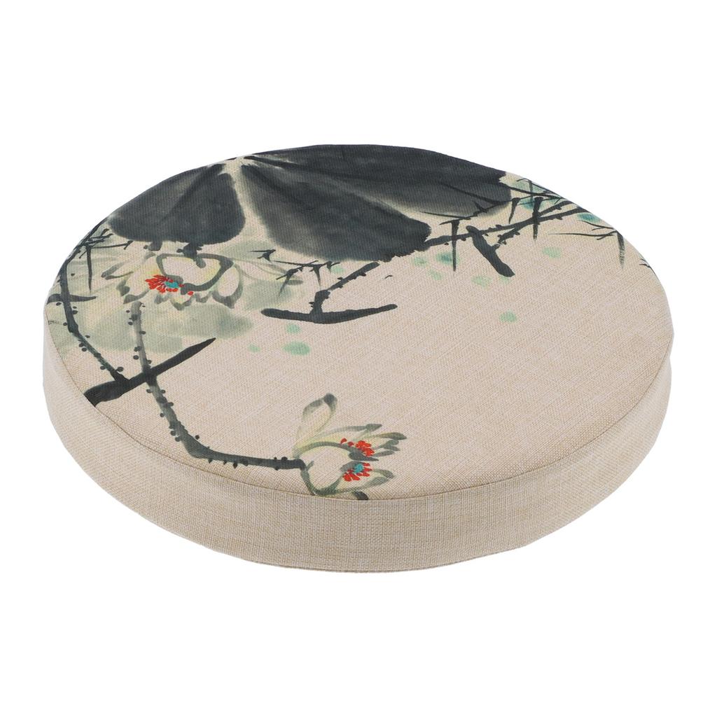 Cushion DirtResistant Removable Washable Chinese Style Cotton Linen Fabric Comfortable Thick