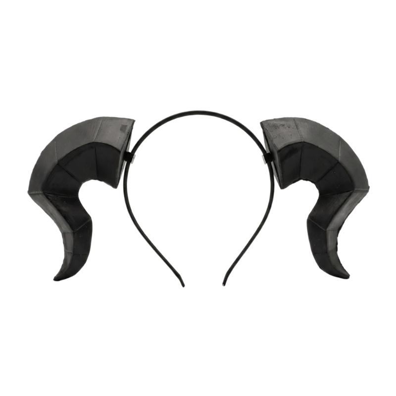 Bandeau Cornes de Diable Déguisement Halloween, Accessoire Cheveux en Plastique pour Adultes, Enfants, Fêtes et Accessoires de Photobooth
