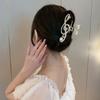 Thick Hair Music Note Claw Clip Rhinestone Metal Hairpins New Hair Clips  Women