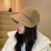 Women S Lamb Fleece Thick Short Brim Warm Winter Baseball Cap