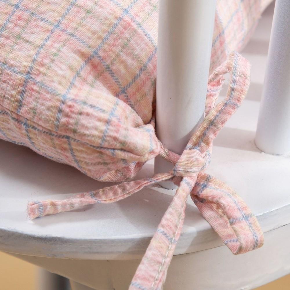 New Soft Tatami Cushion Floral Large Chair Cushion Thicken with Fixing Strap Yoga Seat Cushion For Home Balcony Window