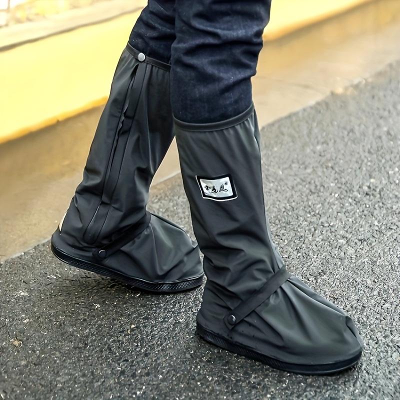 1 para Pokrowce na buty motocyklowe, skuterowe, terenowe, przeciwdeszczowe, antypoślizgowe, unisex, ochraniacze na buty rowerowe na deszczowy, śnieżny dzień